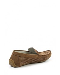 Мужские коричневые замшевые мокасины от iD active