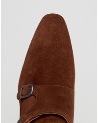 Коричневые замшевые монки от Zign Shoes