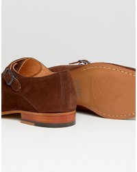 Коричневые замшевые монки от Zign Shoes