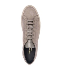 Мужские коричневые замшевые низкие кеды от Common Projects