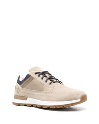 Мужские коричневые замшевые низкие кеды от Timberland