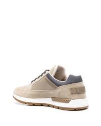 Мужские коричневые замшевые низкие кеды от Timberland