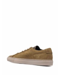 Мужские коричневые замшевые низкие кеды от Common Projects