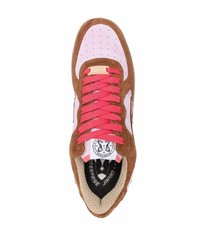 Мужские коричневые замшевые низкие кеды от Enterprise Japan