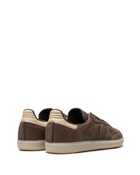 Мужские коричневые замшевые низкие кеды от adidas