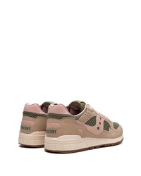 Мужские коричневые замшевые низкие кеды от Saucony