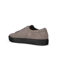 Мужские коричневые замшевые низкие кеды от Swear