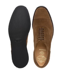 Коричневые замшевые оксфорды от Church's