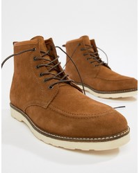 Мужские коричневые замшевые повседневные ботинки от ASOS DESIGN