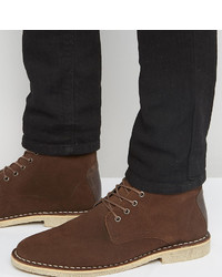 Мужские коричневые замшевые повседневные ботинки от Asos