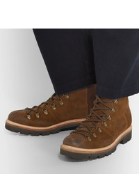 Мужские коричневые замшевые повседневные ботинки от Grenson