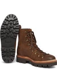 Мужские коричневые замшевые повседневные ботинки от Grenson