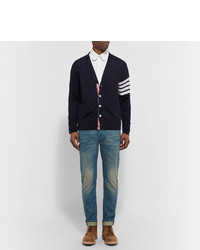 Мужские коричневые замшевые повседневные ботинки от Thom Browne