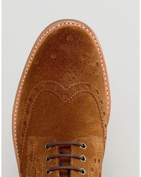 Мужские коричневые замшевые повседневные ботинки от Grenson