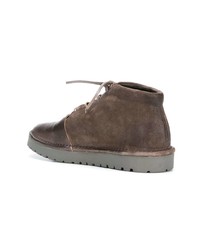 Мужские коричневые замшевые повседневные ботинки от Marsèll