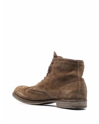 Мужские коричневые замшевые повседневные ботинки от Premiata