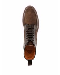 Мужские коричневые замшевые повседневные ботинки от Santoni
