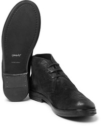 Мужские коричневые замшевые повседневные ботинки от Marsèll