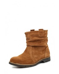 Коричневые замшевые полусапоги от Bullboxer