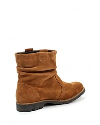 Коричневые замшевые полусапоги от Bullboxer