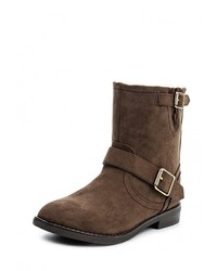 Коричневые замшевые полусапоги от Dorothy Perkins