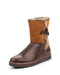 Коричневые замшевые полусапоги от Kylie