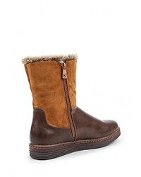 Коричневые замшевые полусапоги от Kylie