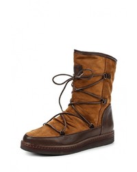 Коричневые замшевые полусапоги от Kylie