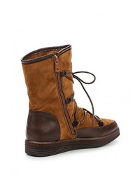 Коричневые замшевые полусапоги от Kylie