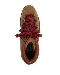 Мужские коричневые замшевые рабочие ботинки от Polo Ralph Lauren