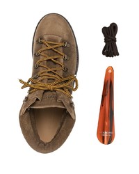 Мужские коричневые замшевые рабочие ботинки от Scarosso