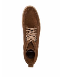 Мужские коричневые замшевые рабочие ботинки от Henderson Baracco