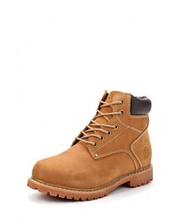 Мужские коричневые замшевые рабочие ботинки от Reflex