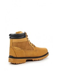 Мужские коричневые замшевые рабочие ботинки от YMD