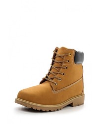 Мужские коричневые замшевые рабочие ботинки от YMD