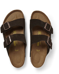 Мужские коричневые замшевые сандалии от Birkenstock