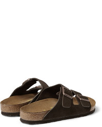Мужские коричневые замшевые сандалии от Birkenstock