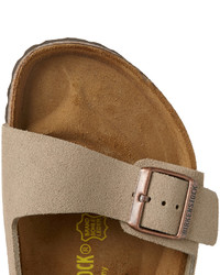 Мужские коричневые замшевые сандалии от Birkenstock