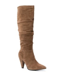 Коричневые замшевые сапоги от Kennel + Schmenger