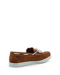 Коричневые замшевые топсайдеры от Beppi