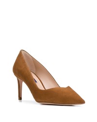 Коричневые замшевые туфли от Stuart Weitzman