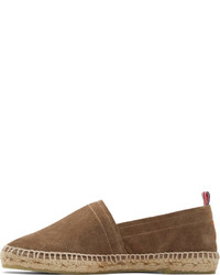 Мужские коричневые замшевые эспадрильи от Castaner