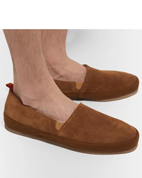 Мужские коричневые замшевые эспадрильи от Mulo