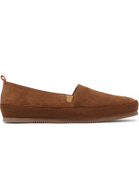 Мужские коричневые замшевые эспадрильи от Mulo