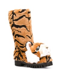 Женские коричневые зимние ботинки от Dolce & Gabbana