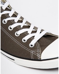 Мужские коричневые кеды от Converse