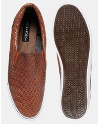 Мужские коричневые кеды от Rock & Religion