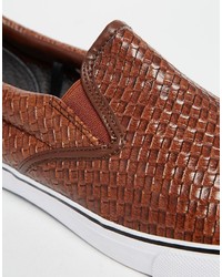 Мужские коричневые кеды от Rock & Religion