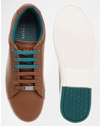 Мужские коричневые кеды от Ted Baker