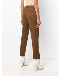 Женские коричневые классические брюки от P.A.R.O.S.H.